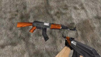 Стандартная модель AK-47 в HD качестве для CS 1.6