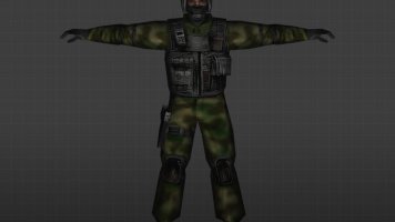 Пак моделей игроков Лесной спецназ для Counter-Strike 1.6
