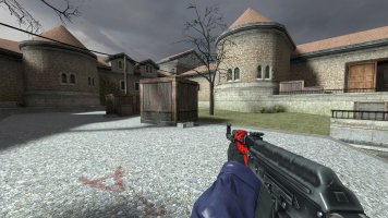Модель AK-47 «Красный глянец» для CS 1.6